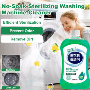 No Soak Laundry Machine Cleaner for Home  Deep Clean  High Efficiency  Bacteria Removal