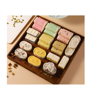 9 A mixed-flavor handmade traditional glutinous rice cake and eight-treasure cake for breakfast and snacks Handmade Traditional Gorgon Cake Bazhen Cake Breakfast Snacks