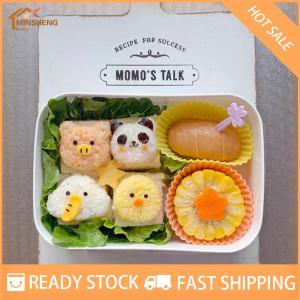 mih ✨ cod ✨ 3 ชิ้นแม่พิมพ์แบ่งเบนโตะ สำหรับการสะอาดง่าย การใช้ง่าย นำมาใช้ใหม่ได้