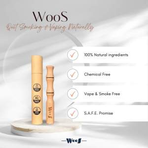 WOOS Combo Aromatherapy Inhaler with Preferred Infused Essential Oil Wicks Flavour