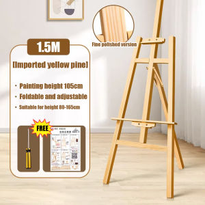 【One for 50 years】wooden easel Wedding Poster/ Display Stand Art Supplies Sketch Wooden Frame Advertising Poster Display Rack Art Supplies easel Pine Wood strong Height adjustable easel stand for painting Decorative frame Multifunctional Display Stand