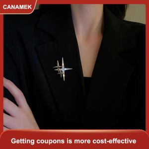 【CANAMEK】 Đơn giản cá tính sao cao cấp cảm giác Trâm dễ thương hợp thời trang Thiết kế áo ngực thời trang pin cho buổi tối tiệc phù hợp với đồ trang sức biểu tượng