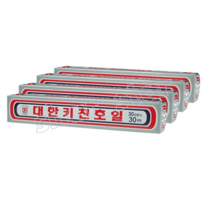 Daehan Wellbeing aluminum foil plates kitchen 30cmx 30m 4 pieces