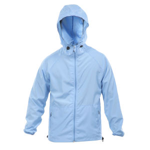 Saiber Jaket Olahraga Bahan Parasut Lembut Anti UV Windbreaker
