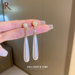 Frascati Bông Tai Lủng Lẳng Ngọc Trai Hình Giọt Nước Phong Cách Baroque Cổ Điển Cổ Điển Mới Bông Tai Dài Thanh Lịch Quà Tặng Trang Sức Đơn Giản Xu Hướng Cho Nữ