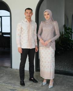 Couple Kebaya Modern Kemeja Batik Songket Baju Kondangan Lamaran Late Series Serraa