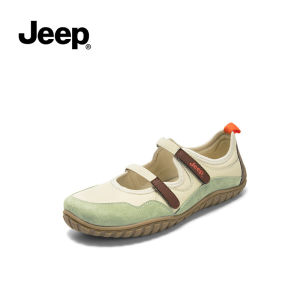 Jeep Flat Sports Mary Jane Shoes for Women New Comfortable Ballet Shoes Niche Cute Soft Sole Flats