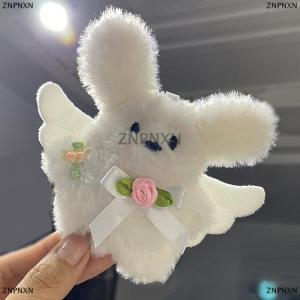 [COD] ZNPNXN Cute Angel Little Black Cat Little Milk Dog Plush Doll Pendant Backpack Hangings Decoration
