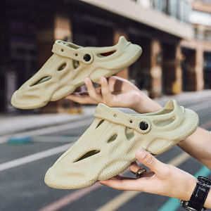 Comwarm Mens Summer Slippers Fashion Outdoor Lightweight Beach Sandals New Soft Sole Breathable Slides Casual House Flip Flops