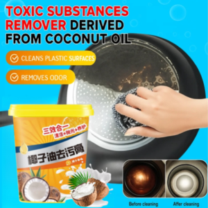 Kitchen grease stains black dirt on the bottom of pots faucets cleaners coconut oil rust remover/degreaser powerful decontamination cleaner faucet degreaser and rust remover