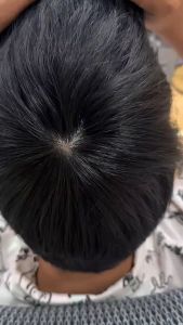 วิกปิดผมบางผู้ชาย ตัดซอยเข้าทรงได้ปิดผมหงอก ปิดผมบาง ปิดหัวล้านไม่ต้องเสียเงินปลูกผม