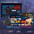 Local Delivery XGODY HY320 (Gimbal 5) Smart Portable Projector Native 1080P 10000 Lumen with Eshare Support Screen Mirroring 180° Rotation Automatic Keystone Home Theater. 