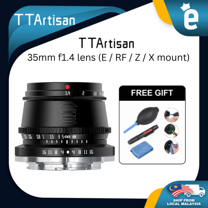 TTArtisan 35mm F1.4 Objektiv APS-C Kameras Objektiv Manueller Fokus für Canon EOS RF-Mount EOS R RP R5 R6