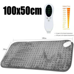 แผ่นความร้อนไฟฟ้าชื้นความร้อนผ้าห่มความร้อนที่อบอุ่นสำหรับคอไหล่และกลับสหรัฐมาตรฐาน ระดับแผ่นความร้อนกายภาพบำบัดแผ่นความร้อนอย่างรวดเร็วบรรเทาอาการปวด40*75 ผ้าห่มไฟฟ้า Electric Blanket Physiotherapy Heating แผ่นบรรเทาอาการปวดไฟฟ้า แผ่นทำความร้อน ปรับอ