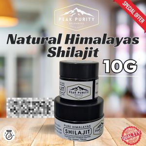 100% Natural Himalayan Shilajit Resin – Peak Purity Laboray Certified with Free Spoon