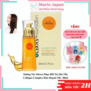 Dưỡng Tóc Olexrs Phục Hồi Tóc Hư Tổn Collagen Complex Hair Repair Oil 80ml
