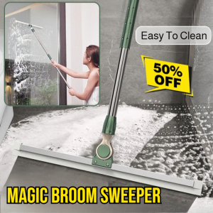 Magic Broom Sweeper Silicone Sweeper Floor Scraper Home Bathroom Wiper Remove Dust and Stain