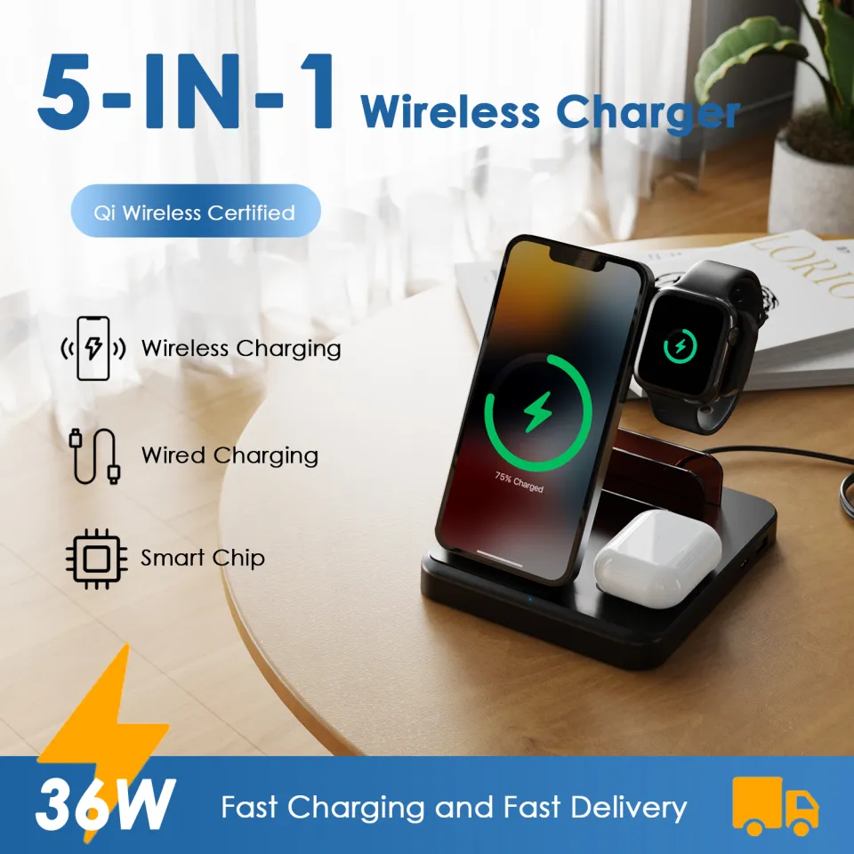 in Wireless Charger for Multiple Devices, 36W Fast Charging
