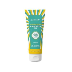 Azarine Hydrasoothe Sunscreen Gel SPF45 PA++++ Lightweight Chemical Sunscreen Oil-Free Alcohol-Free No White Cast Controls Oil for Up to 6 Hours Suitable for All Skin Types