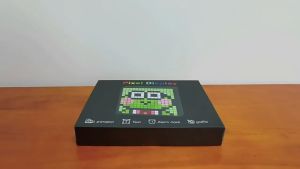 SMARTECK Christmas Gift LED Pixel Display Screen with App Control Matrix Programmable Night Light Clock Home Decoration