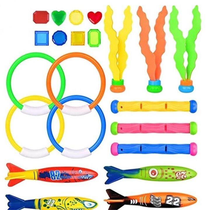 DEFDFQW Swimming Pool Beach Underwater Bath Toys Diving Stick Water ...