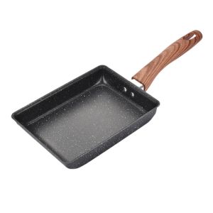 GAOSU Japanese style Egg Pan Skillet Non-Stick Square Tamagoyaki Omelet Pan Gas Stove Universal Thickened Rectangle Frying Pan for Egg Pancake