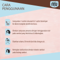 NYU Creme Hair Color Natural Brown 60ml - NYU Pewarna Rambut. 