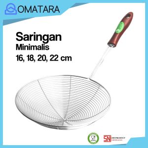 SARINGAN MINYAK TIRISAN GORENG SEROKAN MASAK STAINLESS ANTI PANAS