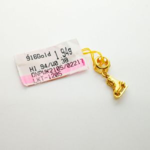 Charm Kasut Pdr Emas 916 Yon Hing