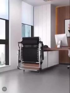 Premium Relax Chair Portable Reclining Foldable Armchair Bed Adjustable Sleeping Folding Lazy Soft Cotton Pad Outdoor
