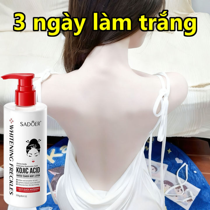 Sữa dưỡng thể làm trắng da siêu trắng Thành phần tự nhiên An toàn và ...