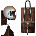 Wall-Mounted Storage Holder Motorcycle Helmet Rack Cloth Hooks Helmet Storage. 