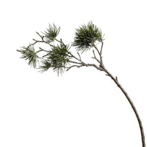 BAGUO Sang trọng Cành thông nhân tạo Nhựa Màu xanh lá cây Cây Giả Đạo cụ chụp ảnh Thực tế Cây Thông Dành cho trang trí nhà vườn