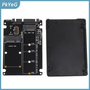 PkYeG Bộ chuyển đổi SSD NGFF sang SATA 3 ổ cứng mSATA bo mạch chuyển đổi giao thức M.2 SATA