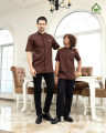 Baju Couple Keluarga Lebaran 2025 Series ETNIC COKLAT KOPI By MEMORA - Baju Lebaran 2025 Couple Keluarga  Amanah - Sarimbit Keluarga 2025 Lebaran. 
