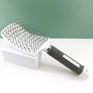 หวี หวียกโคนผม แปรงหวีผม แปรงไดร์ หวีกลมไดร์ผม หวีขนแปรงใหม่ล่าสุด หวีผม แปรงไดร์ผม หวีซี่โครง ป้องกันไฟฟ้าสถิตย์ สําหรับนวดผม ทรงโค้ง ทนความร้อน