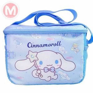Insulated Bento Bag Cute School Lunch Bag HOT-COLD Cartoon Thickened Aluminum Film Canvas Bags #BK0242#