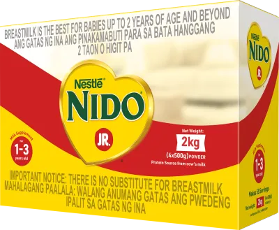 NIDO Junior Advanced Protectus Milk Supplement For Children 1-3 Years Old 400g x 5