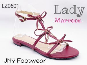 JNY Lady Maroon - Flat Sandal