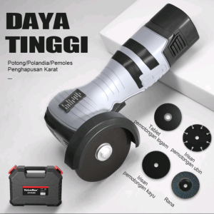 MINI Mesin gerinda tangan 2 Batrei 16.8V Cordless Tanpa kabel Praktis