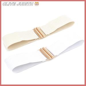 CISWGE Women Belt Stretch Skinny Elastic Wide Corset Wrap Waist Dress Belt Accessories