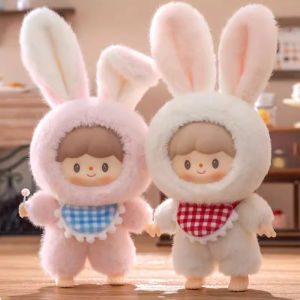 ZZoton Delicious Bunny Series Plush Doll Blind Box Vinyl Plush Toys Surprise Box Kawaii Anime Action Figure Model Birthday Gift