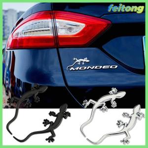 【feitong】🚕🚕【HOT SALE】 Reflective Car Metal Truck Sticker Lizard Gecko Decal Badge Emblem Decor
