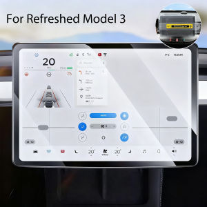 Scratch Resistant Anti Glare Dashboard Navigation Screen Protector Clear Tempered Glass Screen Protector for Tesla Model 3