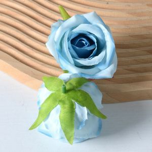 Bunga Mawar Artifisial Import 1 Kuntum / Kepala Bunga 10 CM / Tanpa tangkai dan daunKain Sutra untuk Hiasan dan Dekorasi / Bunga Seserahan / Bunga Palsu SH BP08