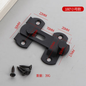 Stainless Steel Metal Door Hasp Latch Sliding Lock Hasp  Security Safety Bolt Buckle Right Angle Latch Lock Safety Buckle Packlock Clasp For Outdoor&indoor