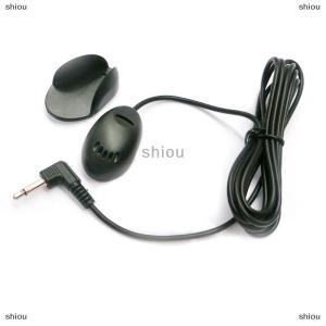 [COD] shiou Car Microphone Mini 3.5mm Wired Microphone For Car Stereo Audio Hands-free Mic For Paste Type Mini Microfono ﻿