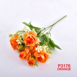 FA P3176 Bunga Mawar Buatan dengan Bahan Sutra untuk Hiasan Dekorasi Bunga Hias
