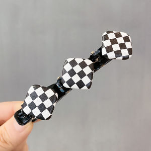 [READY] Korea Hair Clip Flocking Braided Hair Clip Korean Double Layer Bangs Hairpin