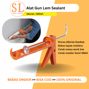 Alat Tembak Silikon Sealant Tabung Caulking Gun Simple Praktis & Kuat
